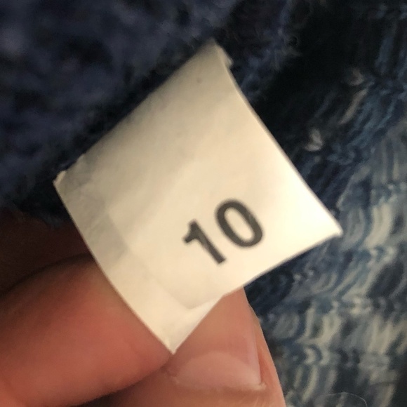 VINTAGE BRAND NEW Sweater Vest WOMEN'S 10 Blue Coastal Grandma Made in USA KNIT - Picture 8 of 10